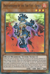 Brotherhood of the Fire Fist - Spirit - FIGA-EN024 - Super Rare - 1st Edition