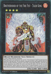 Brotherhood of the Fire Fist - Tiger King - FIGA-EN027 - Super Rare - 1st Edition