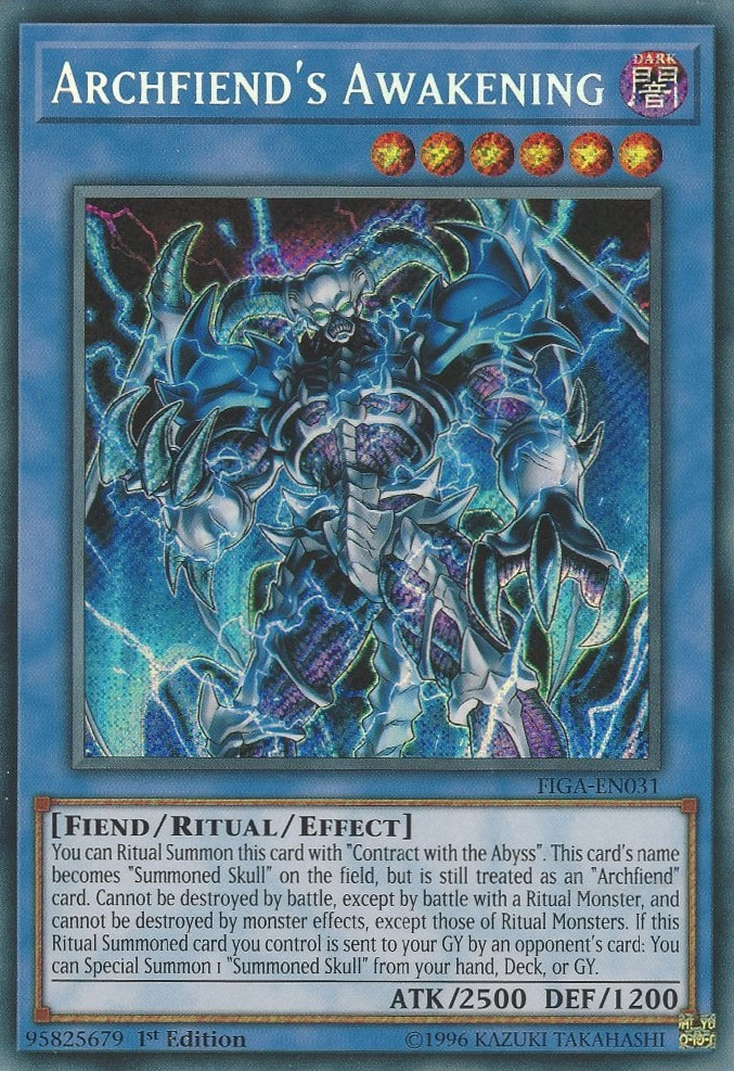 Archfiends Awakening - FIGA-EN031 - Secret Rare - 1st Edition