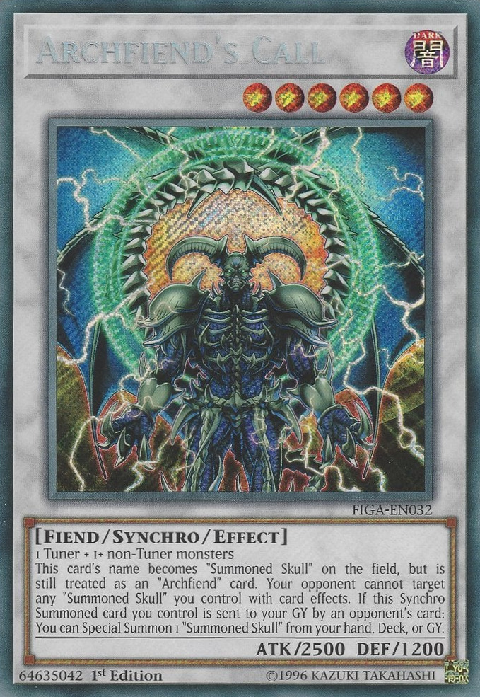 Archfiends Call - FIGA-EN032 - Secret Rare - 1st Edition