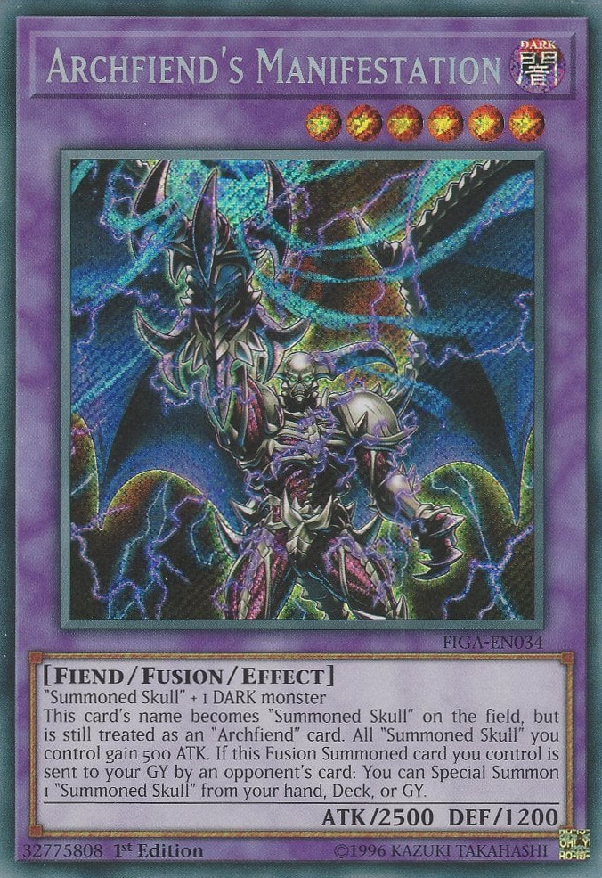 Archfiends Manifestation - FIGA-EN034 - Secret Rare - 1st Edition