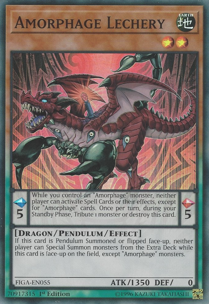 Amorphage Lechery - FIGA-EN055 - Super Rare - 1ere edition // Fists of the Gadgets - FIGA