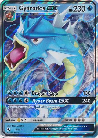 Gyarados GX - 16/68 - Ultra Rare