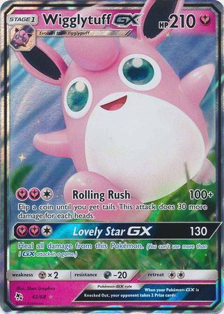 Wigglytuff GX - 42/68 - Ultra Rare