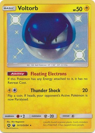 Voltorb - SV13/SV94 - Shiny Holo Rare