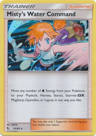 Mistys Water Command - 63/68 - Holo Rare