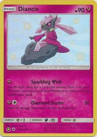 Diancie - SV36/SV94 - Shiny Holo Rare