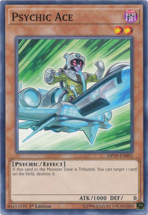 Psychic Ace - MP19-EN092 - Common - 1st Edition