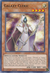 Galaxy Cleric - MP19-EN161 - Common - 1st Edition