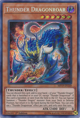 Thunder Dragonroar - MP19-EN169 - Prismatic Secret Rare - 1st Edition