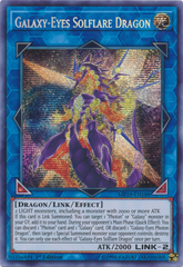 Galaxy-Eyes Solflare Dragon - MP19-EN188 - Prismatic Secret Rare - 1st Edition