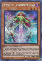 Morgan, the Enchantress of Avalon - MP19-EN223 - Prismatic Secret Rare - 1st Edition