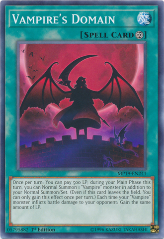 Vampires Domain - MP19-EN241 - Common - 1st Edition