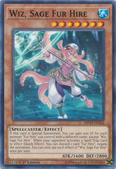 Wiz, Sage Fur Hire - MP19-EN252 - Common - 1st Edition