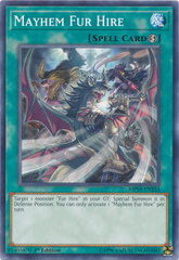 Mayhem Fur Hire - MP19-EN255 - Common - 1st Edition