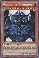 Obelisk the Tormentor (alternate art) - TN19-EN007 -- Prismatic Secret Rare - Limited Edition