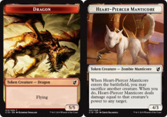 Dragon Token // Heart-Piercer Manticore Token