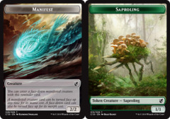 Saproling // Manifest Double-sided Token