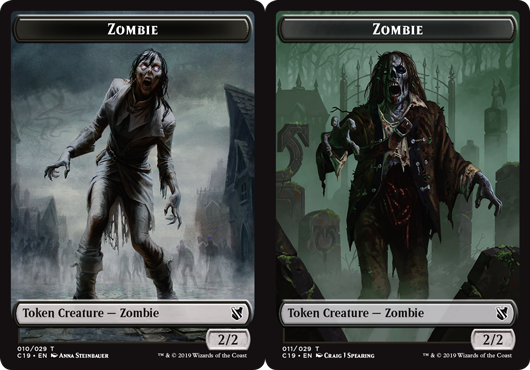 Zombie (010) // Zombie (011) Double-Sided Token