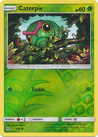 Caterpie - 1/68 - Common - Reverse Holo