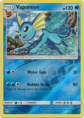 Vaporeon - 18/68 - Reverse Holo Rare