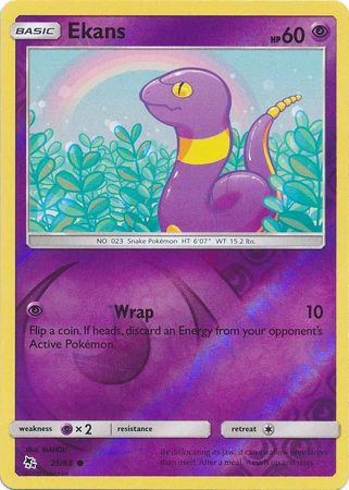 Ekans - 25/68 - Common - Reverse Holo