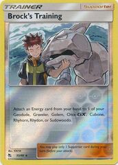 Brock's Training - 55/68 - Holo Rare - Reverse Holo