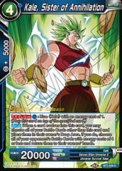 Kale, Sister of Annihilation - BT7-039 - C - Pre-release (Assault of the Saiyans)