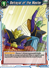 Betrayal of the Master - BT7-045 - C - Pre-release (Assault of the Saiyans)