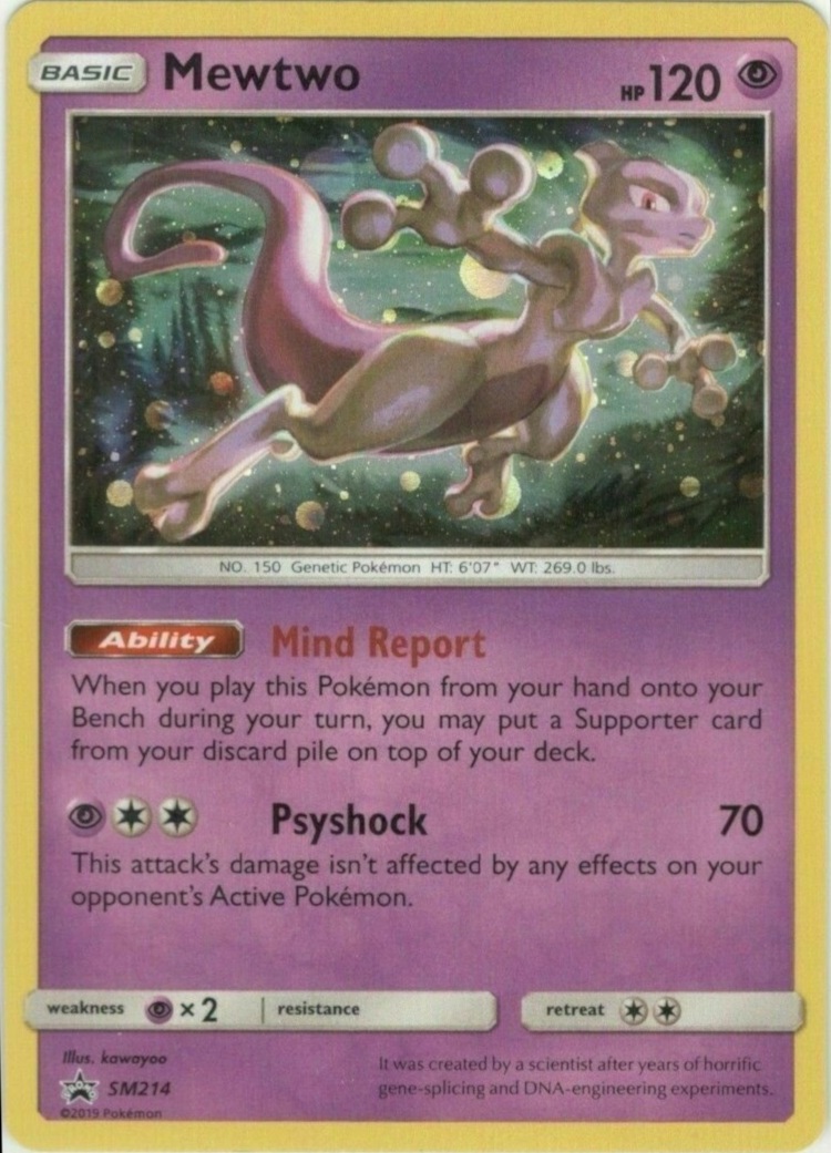 Mewtwo - SM214 - SM Black Star Promo