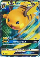 Raichu GX - SM213 - SM Black Star Promo