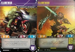 Flamewar // Veteran Decepticon (In-Store Play Gold Promo)