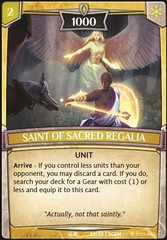 Saint of Sacred Regalia - Foil