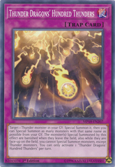 Thunder Dragons' Hundred Thunders - MP19-EN207 - Common - 1st Edition