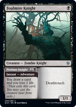 Foulmire Knight // Profane Insight - Foil