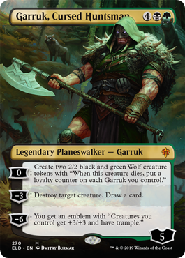 Garruk, Cursed Huntsman - Borderless