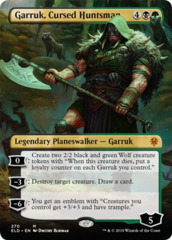 Garruk, Cursed Huntsman (ELD)(Borderless)