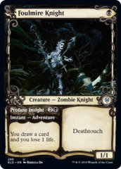 Foulmire Knight // Profane Insight (286) (Showcase) - Foil