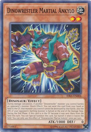 Dinowrestler Martial Ankylo - RIRA-EN006 - Common - Unlimited Edition