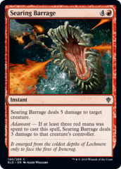 Searing Barrage - Foil