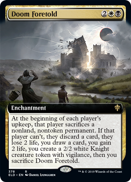 Doom Foretold - Foil - Extended Art Doom Foretold - Foil - Extended Art