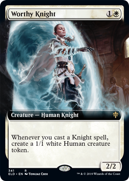 Worthy Knight - Foil - Extended Art