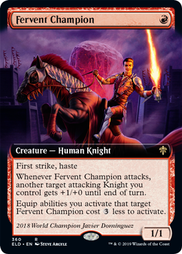 Fervent Champion - Extended Art