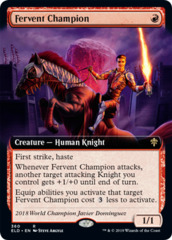 Fervent Champion - Foil (Extended Art)