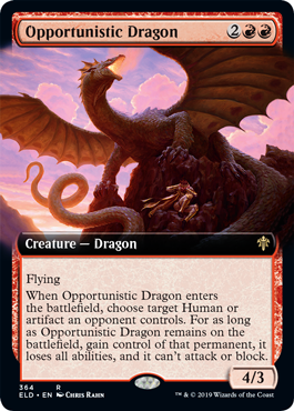 Opportunistic Dragon - Foil - Extended Art