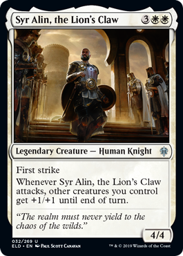 Syr Alin, the Lions Claw