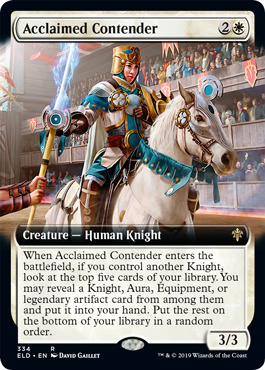 Acclaimed Contender - Extended Art