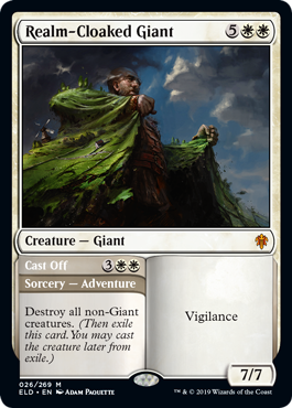 Realm-Cloaked Giant // Cast Off - Foil