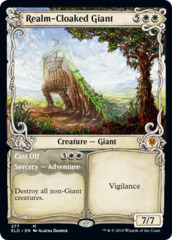 Realm-Cloaked Giant // Cast Off - Foil - Showcase