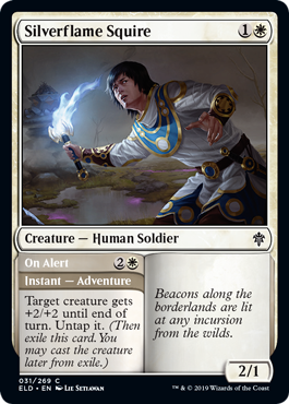 Silverflame Squire // On Alert - Foil